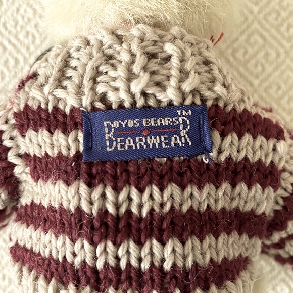 ♥️💙 Boyds’ Bears ~ “Baldwin” Collectible Teddy Bear wearing Patriotic Sweater! - Picture 5 of 11